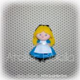 LEMBRANCINHA ALICE NO PAÍS DAS MARAVILHAS - PERSONAGEM 12CM SIMPLES UNIDADE