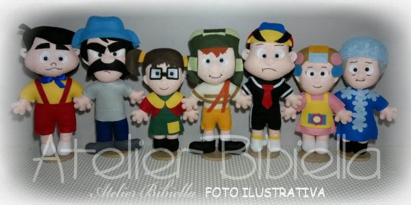 TURMA DO CHAVES 30CM UNIDADE